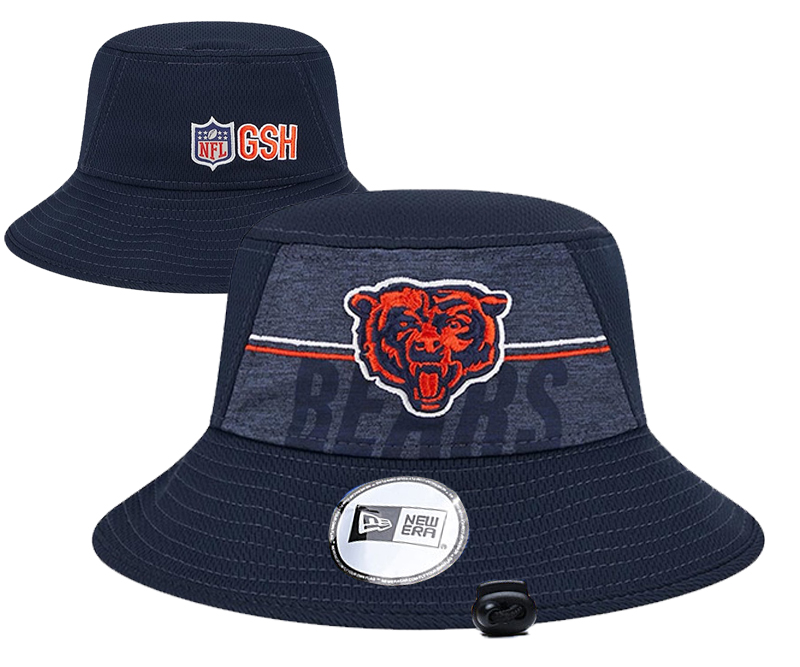 Chicago Bears 2025 Stitched Bucket Fisherman Hats 009